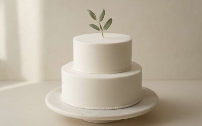 plain wedding cake elevates your reception with timeless elegance and simple charm.