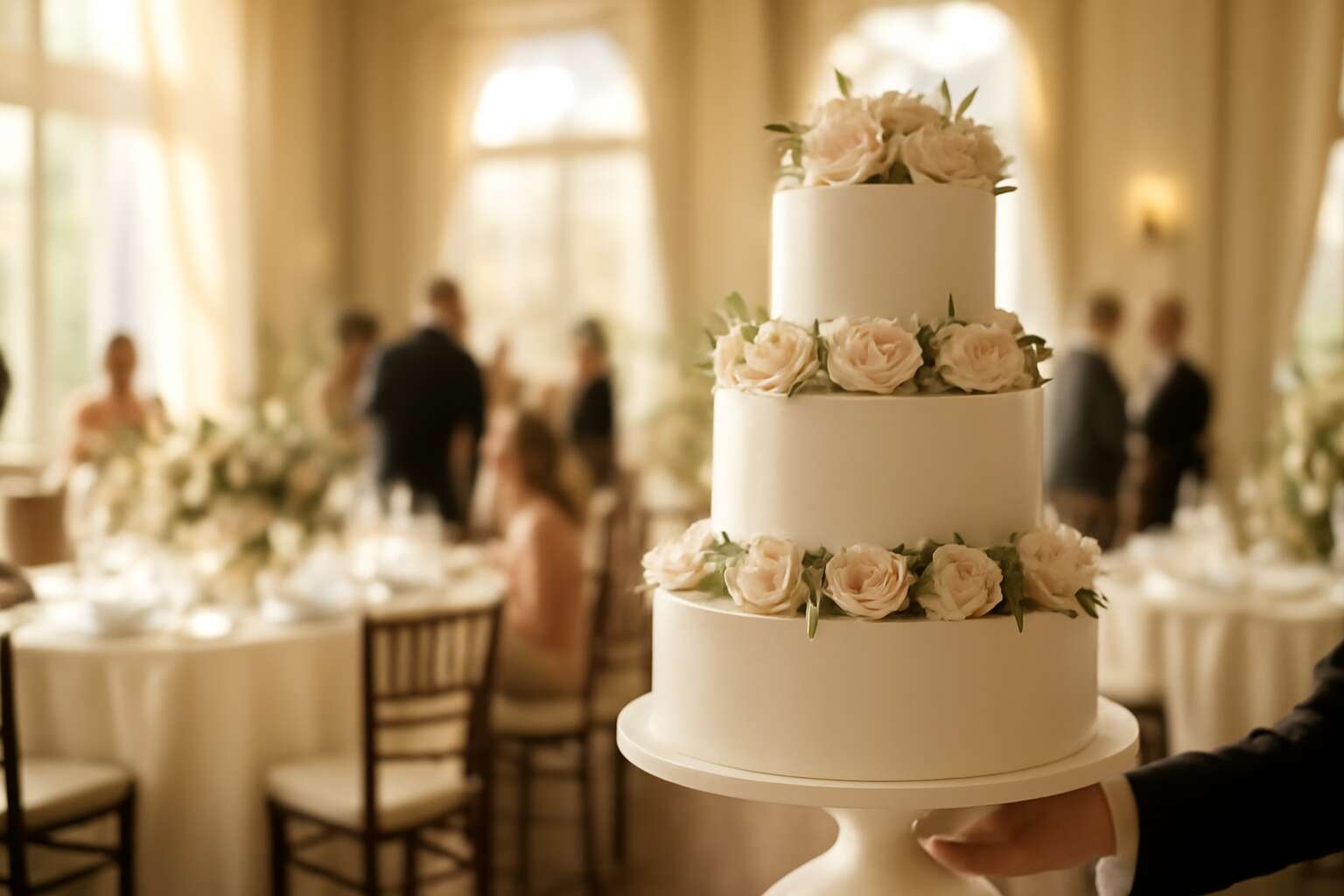 when should wedding cake be delivered